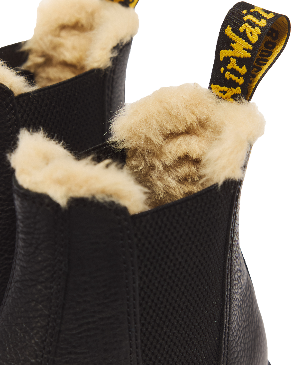 2976 Faux Fur Lined Platform Chelsea Boots - view 3