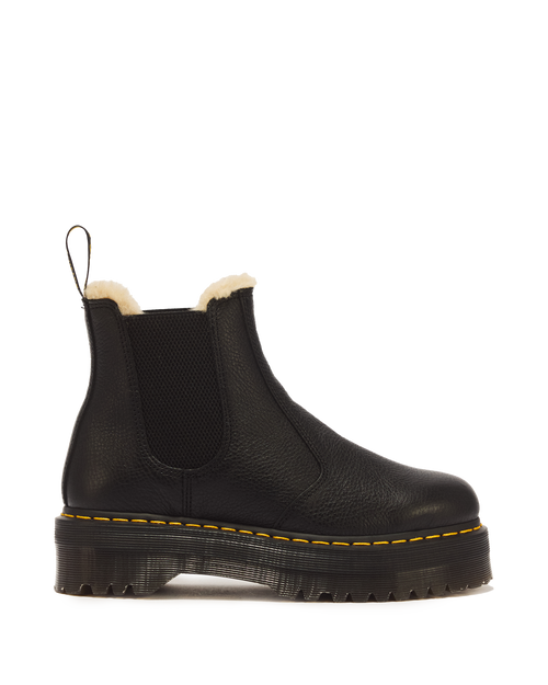 2976 Faux Fur Lined Platform Chelsea Boots - view 1