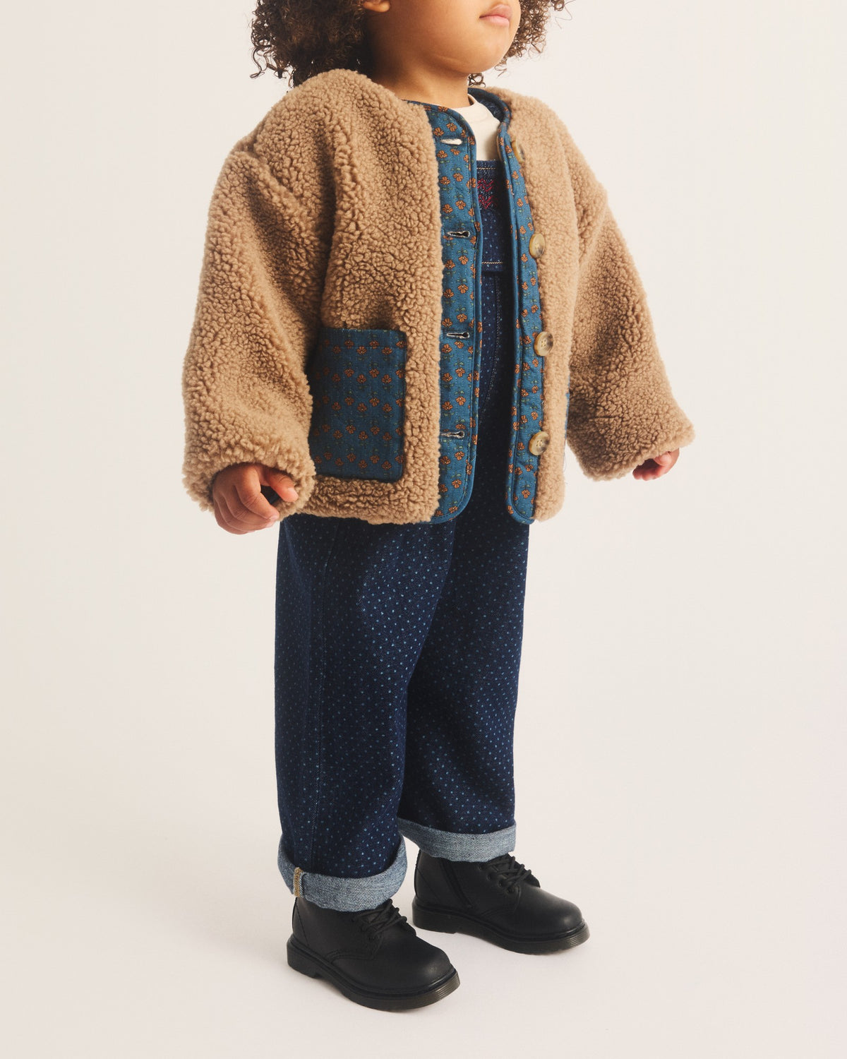 Toddler 1460 Faux Fur Lined Boots - view 2