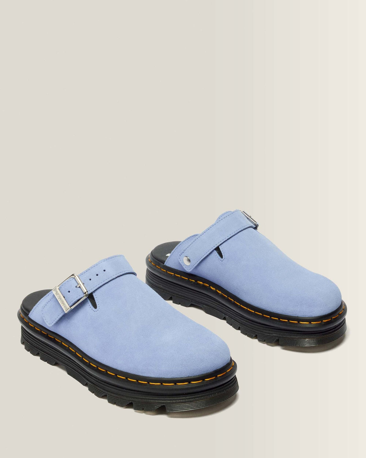 Zebzag Suede Casual Slingback Platform Mules - view 4
