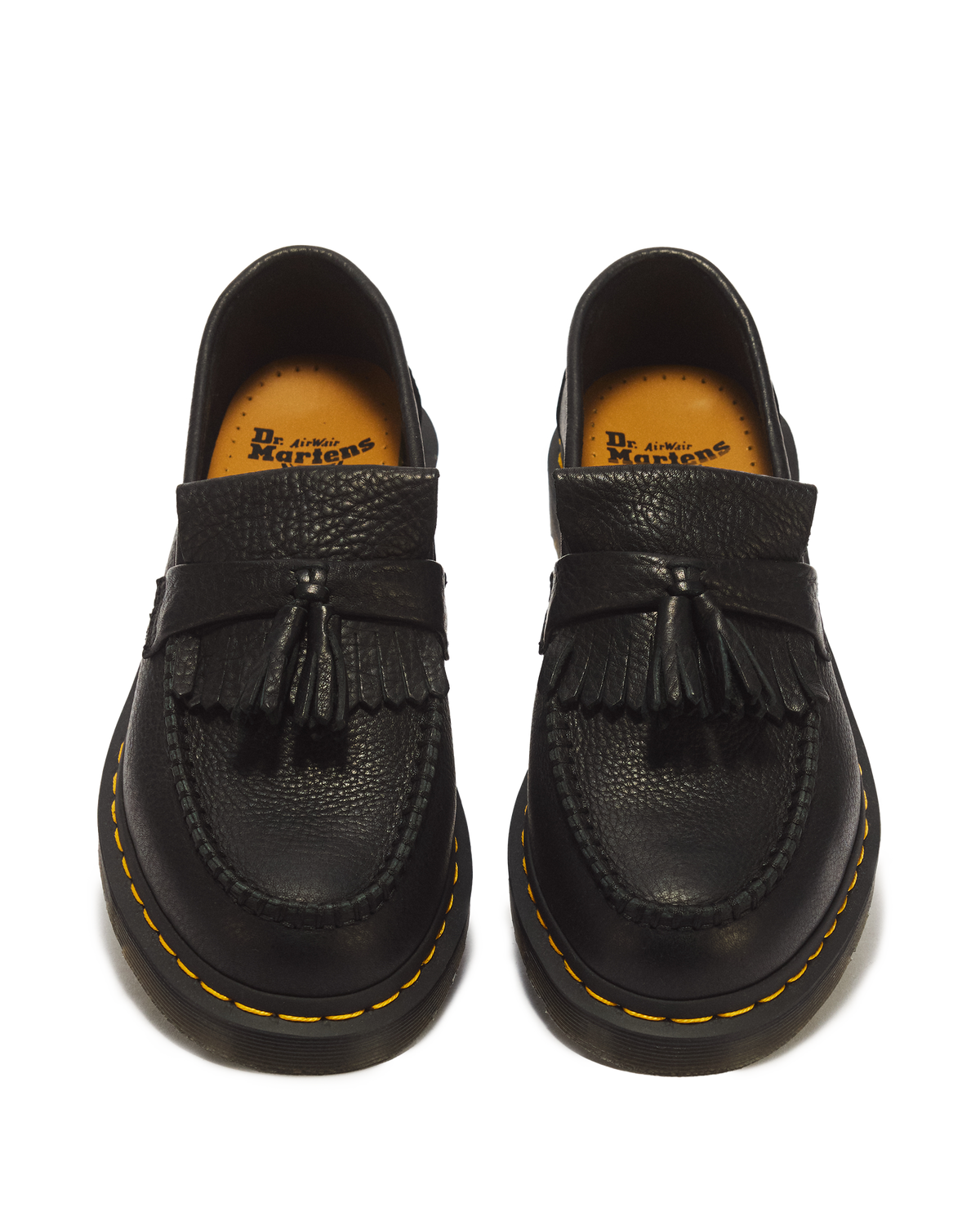 Adrian Yellow Stitch Ambassador Leather Loafers - view 4