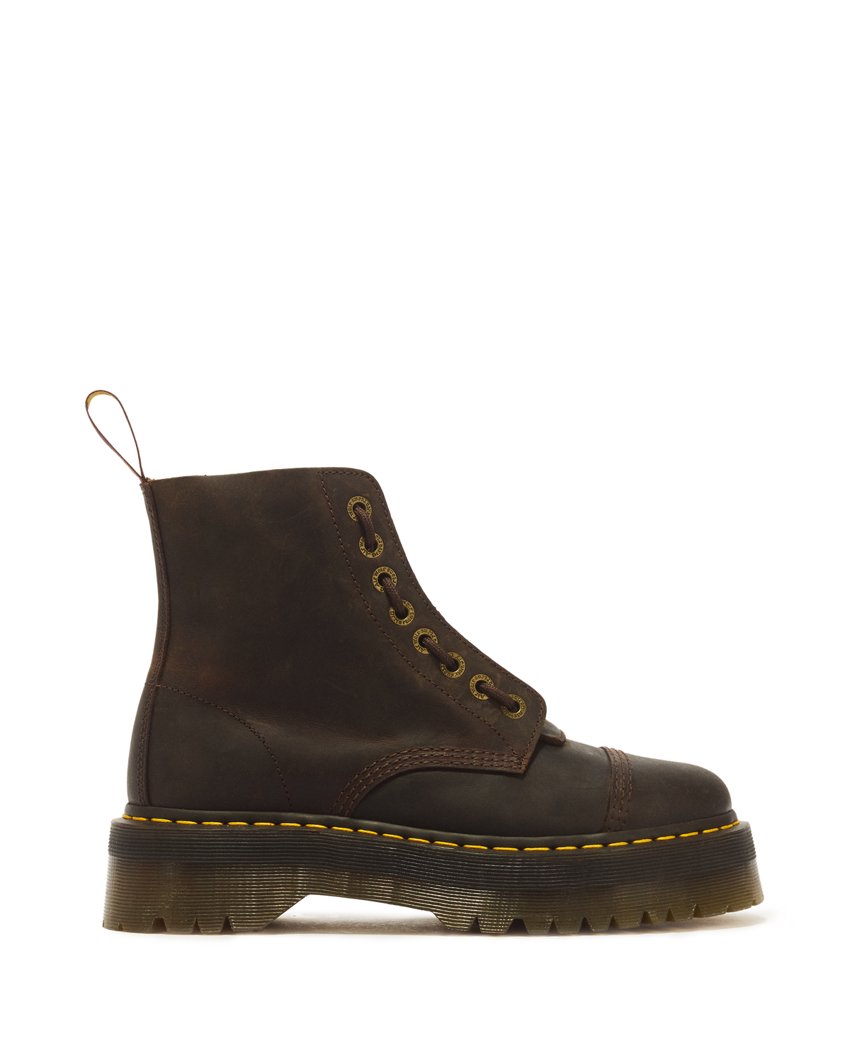 Sinclair Crazy Horse leather platform boots - view 1