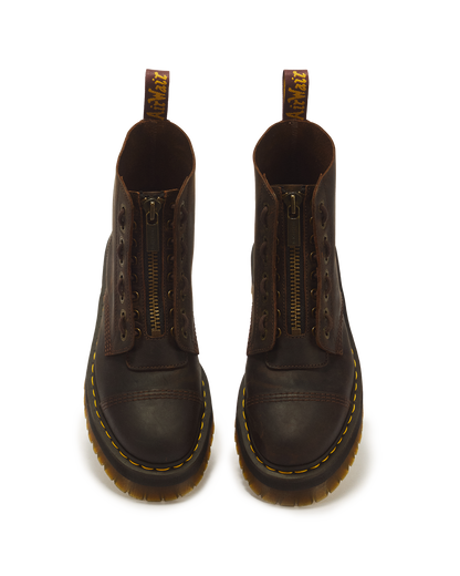Sinclair Crazy Horse leather platform boots - view 4