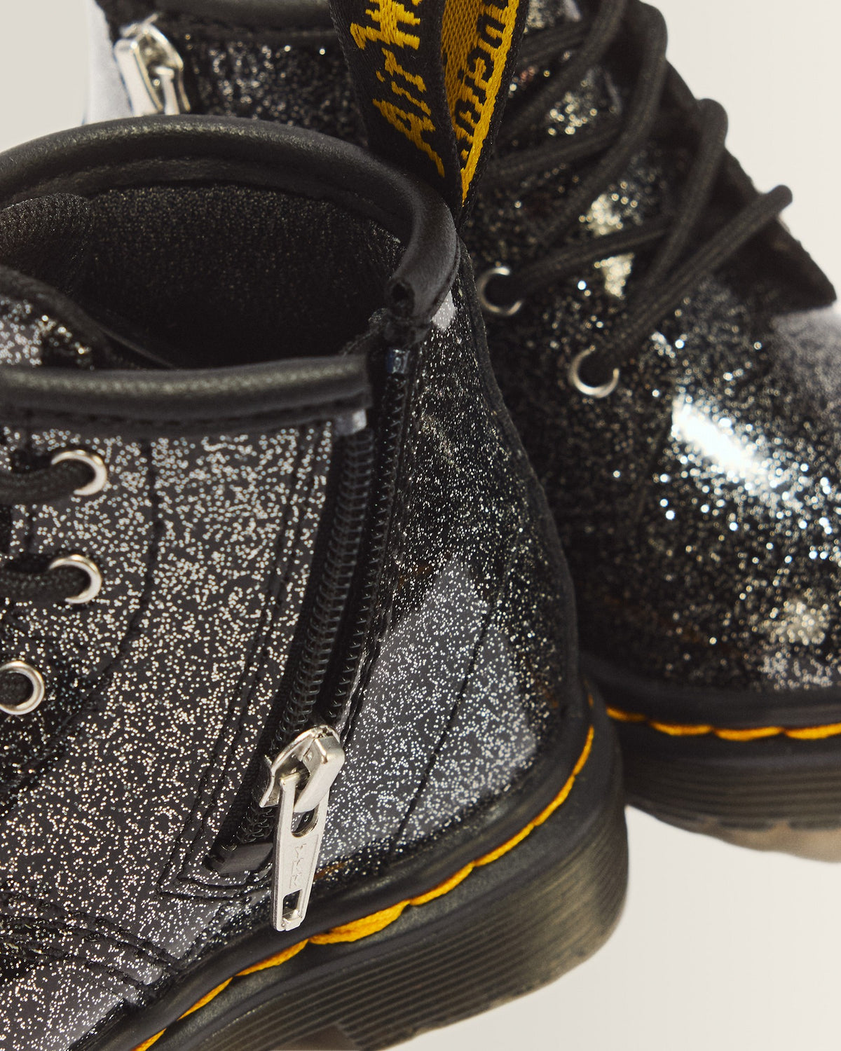 INFANT 1460 GLITTER PATENT LEATHER BOOTS - view 2