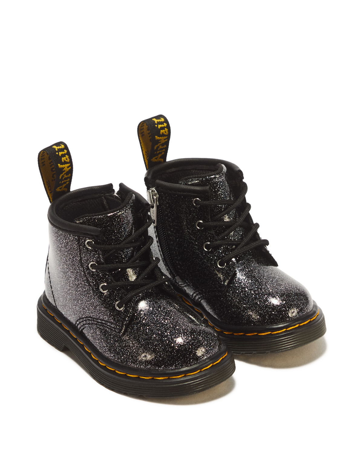 INFANT 1460 GLITTER PATENT LEATHER BOOTS - view 5