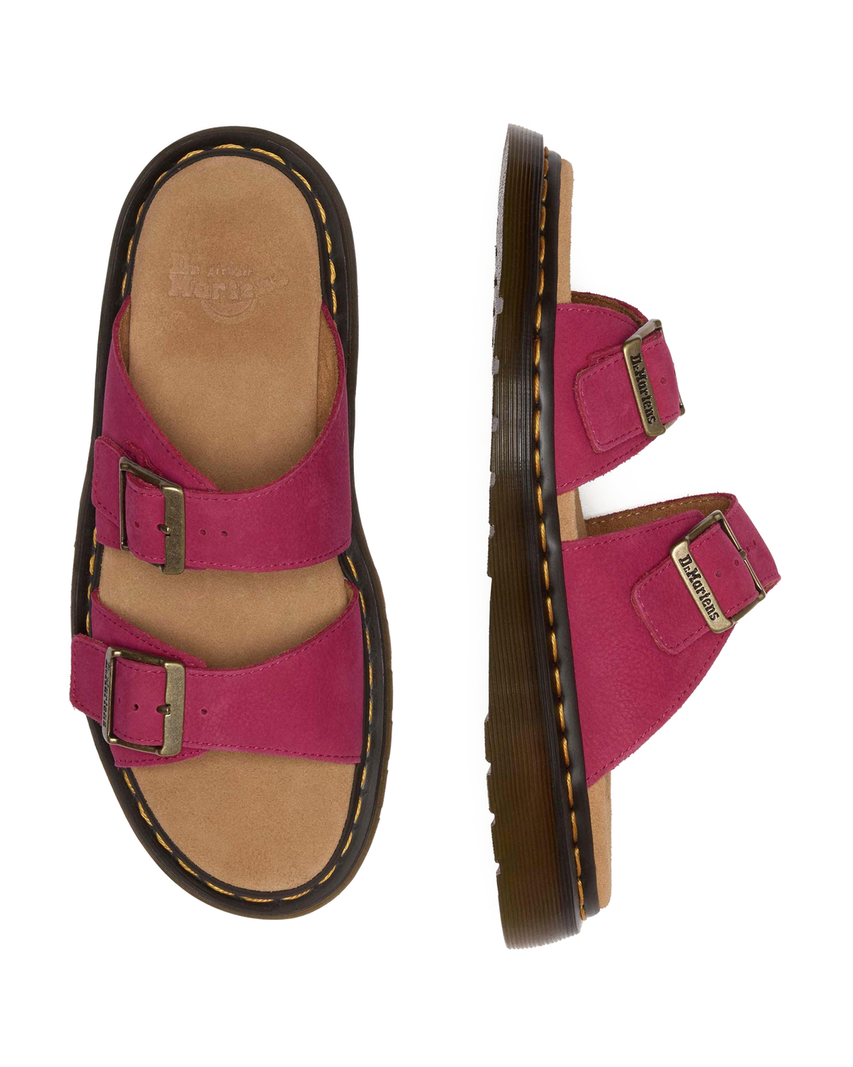 Josef Nubuck Leather Slide Sandals - view 3