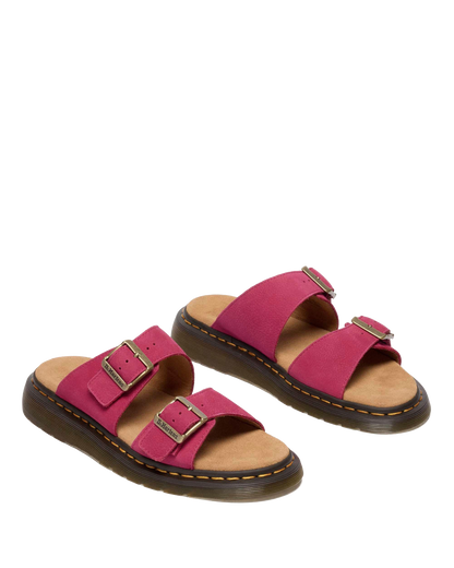 Josef Nubuck Leather Slide Sandals - view 4