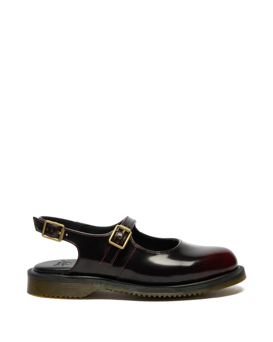 Madaline Mary Jane Rub Off Leather Sling Back Shoes - view 1