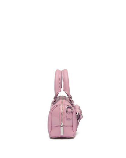 Mini Top Handle Patent Leather Bag - view 5