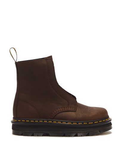 Zebzag Laceless Slip On Leather Boots - view 1