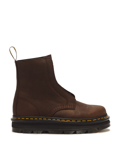 Zebzag Laceless Slip On Leather Boots - view 1