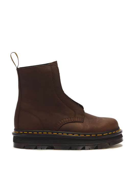 Zebzag Laceless Slip On Leather Boots - view 1