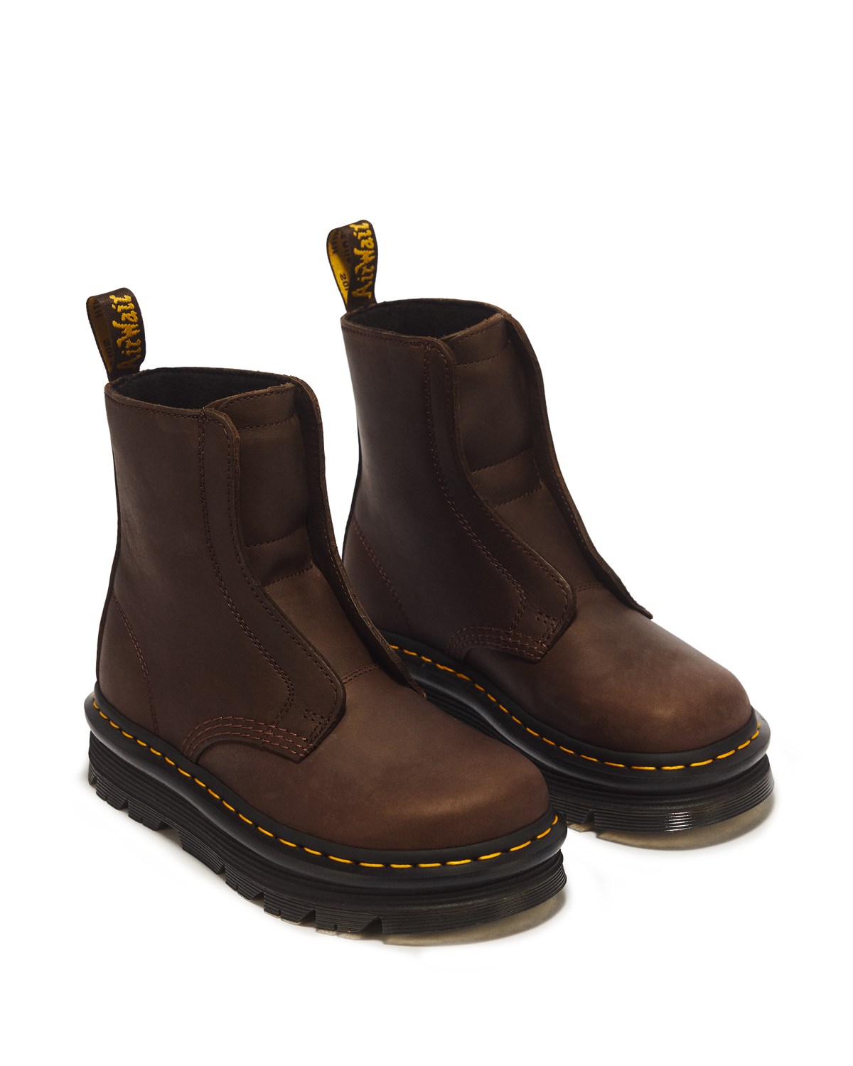 Zebzag Laceless Slip On Leather Boots - view 5