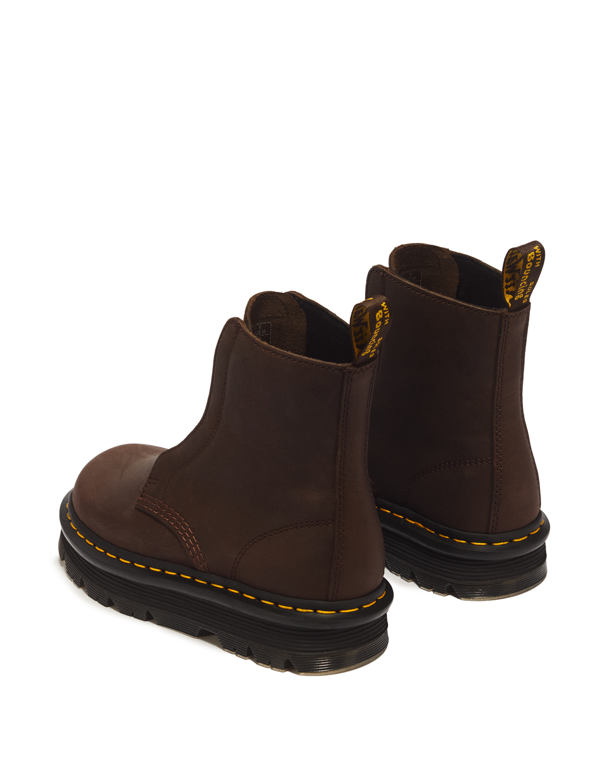 Zebzag Laceless Slip On Leather Boots - view 6