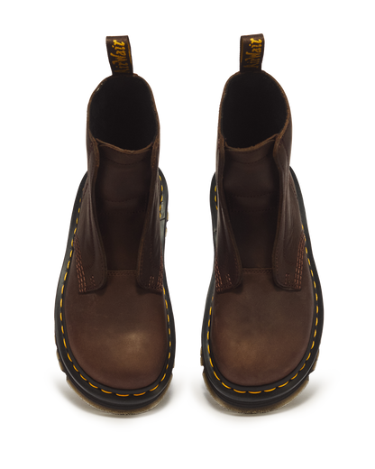 Zebzag Laceless Slip On Leather Boots - view 4