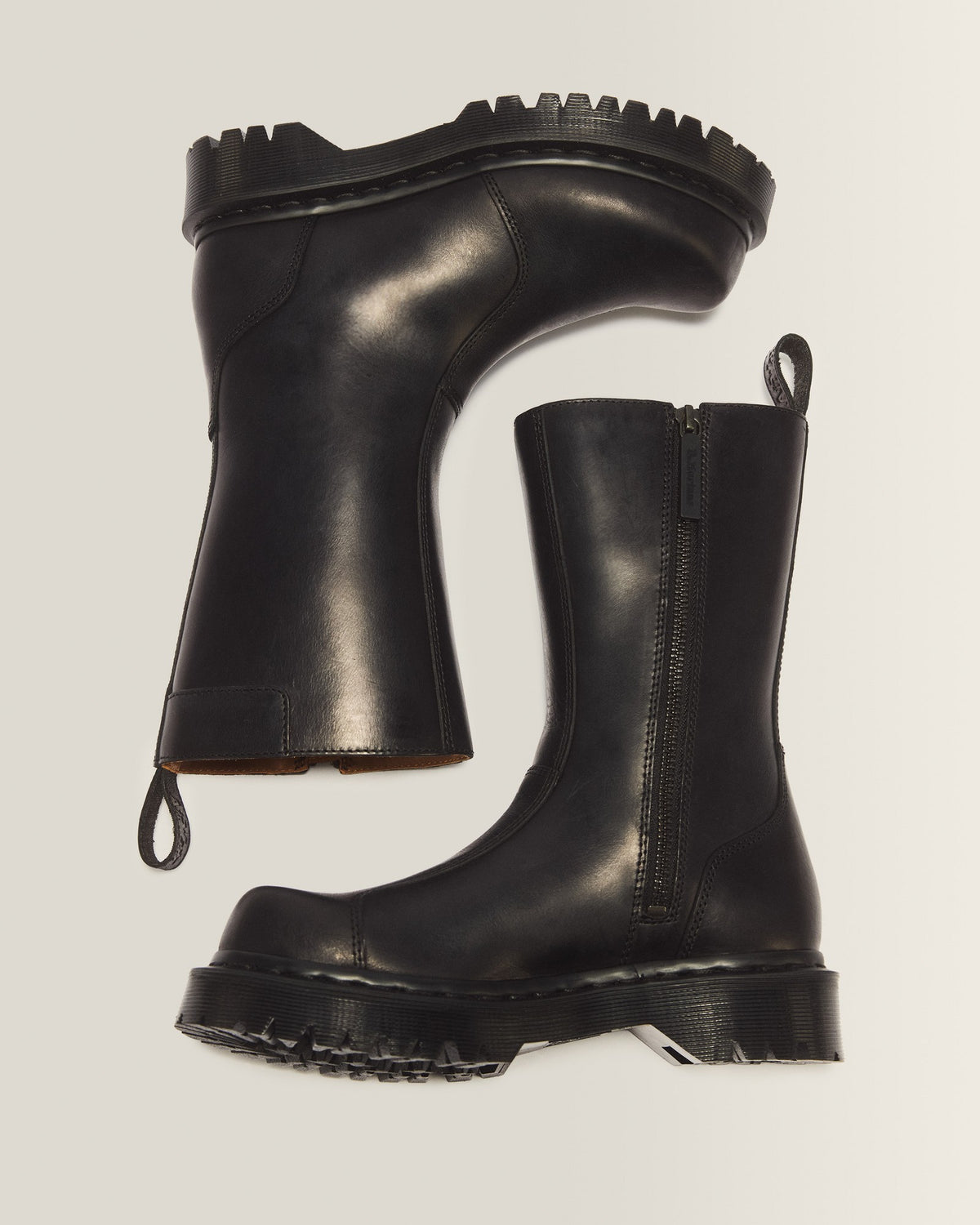 Rejena Old Harness Leather Boots - view 4
