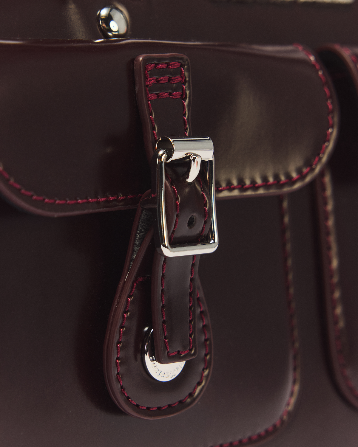 Top Handle Rub Off Leather Bag - view 5