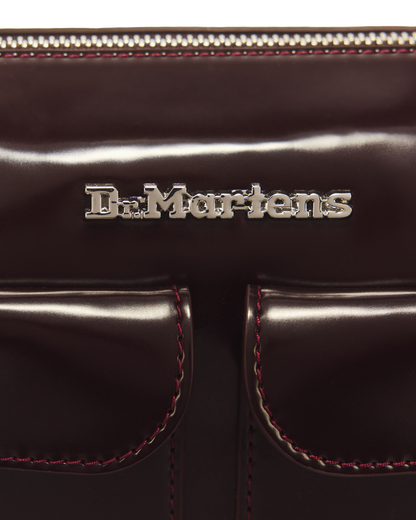 Top Handle Rub Off Leather Bag - view 8