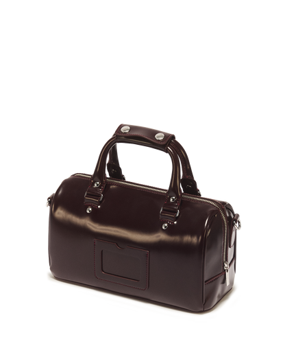 Top Handle Rub Off Leather Bag - view 7