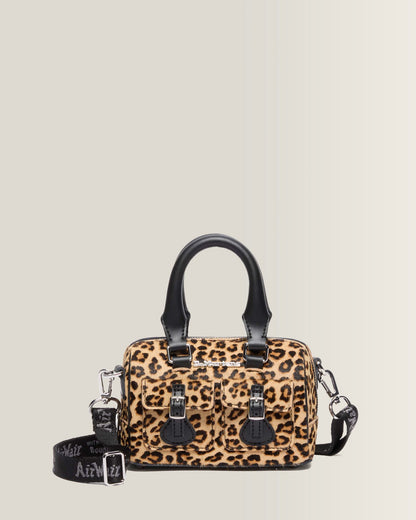Mini Top Handle Leopard Print Bag - view 1