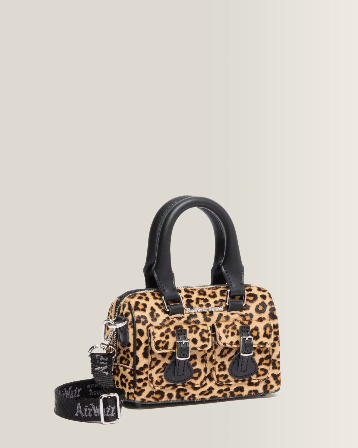 Mini Top Handle Leopard Print Bag - view 5