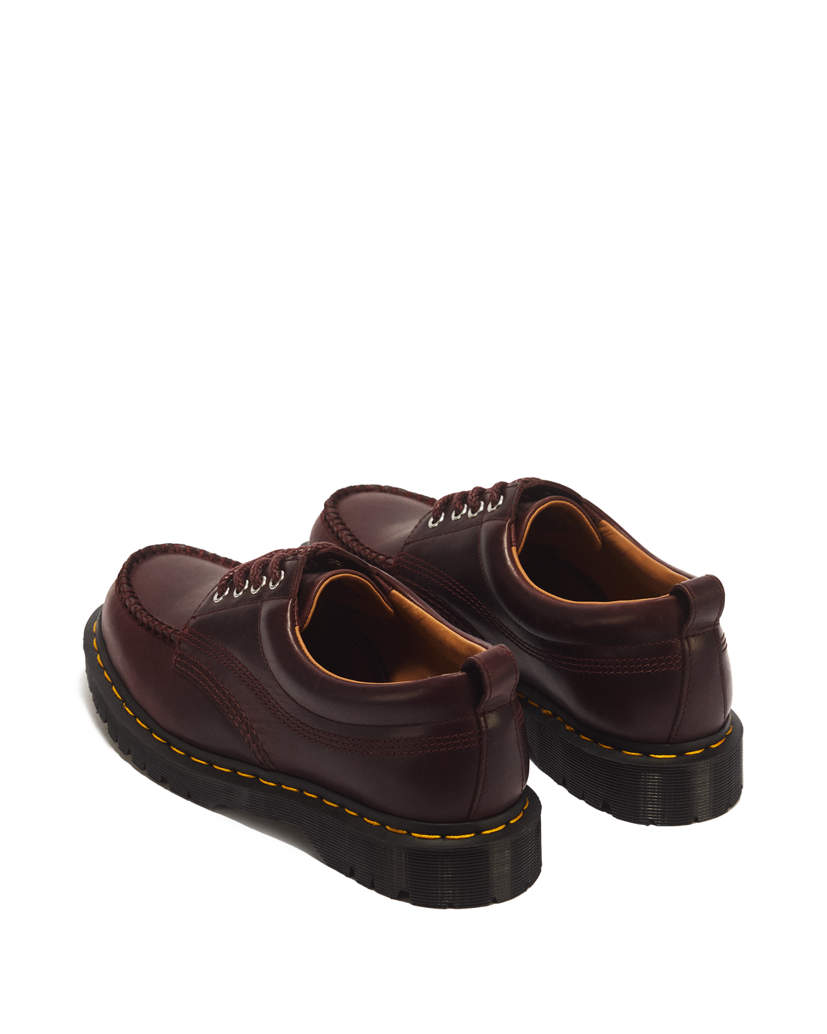 Lowell 4 Eye Mayhem Leather Moc Toe Shoes - view 6