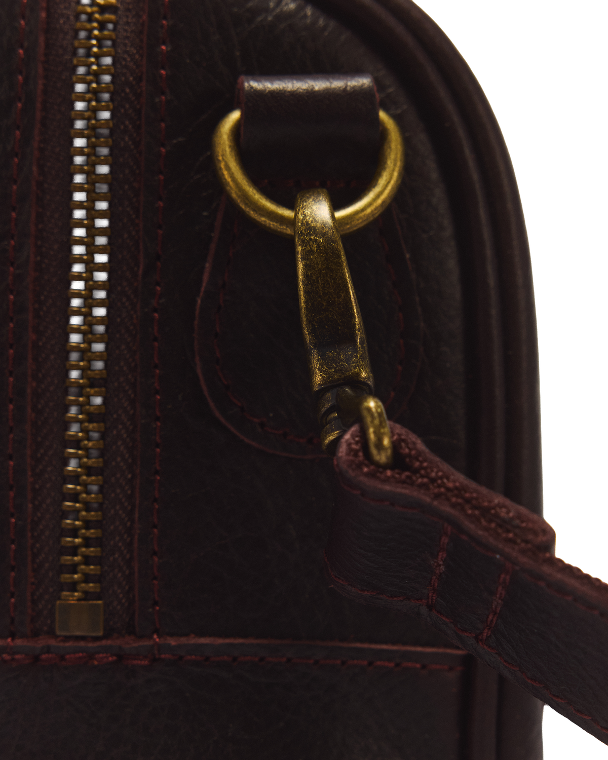 Top Handle Overdrive Leather Bag - view 3