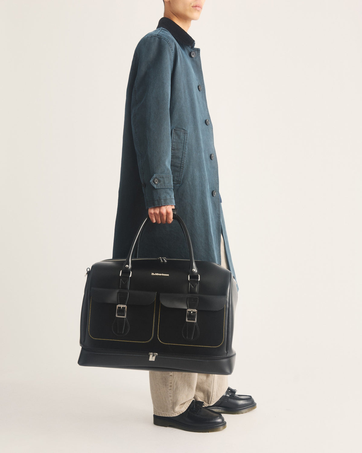 Smooth Leather Weekender Bag - view 2